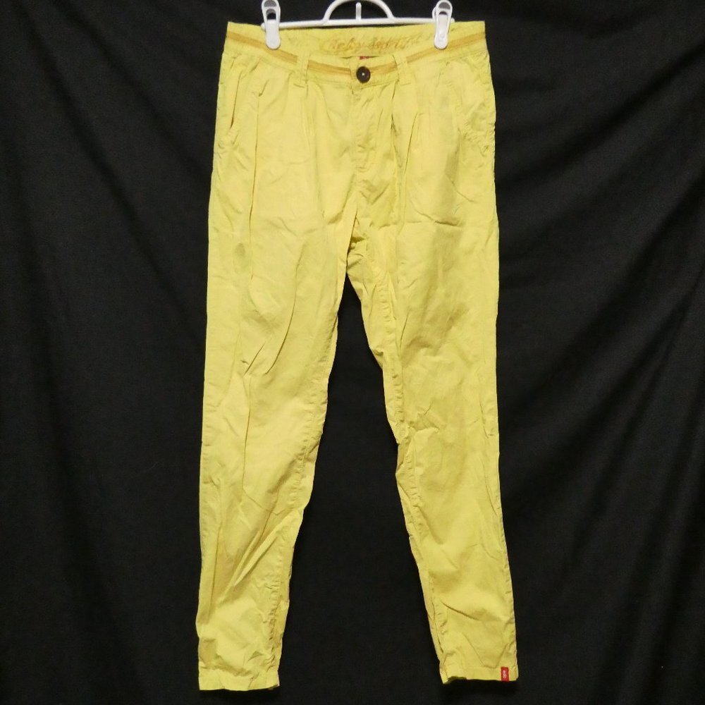 EDC By ESPRIT, 36 long, yellow chino pants, GUC